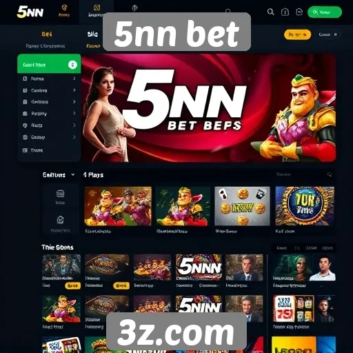 Interface do usuário da 5nn bet é intuitiva